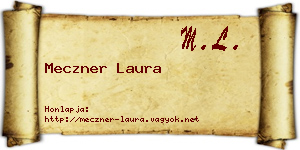 Meczner Laura névjegykártya